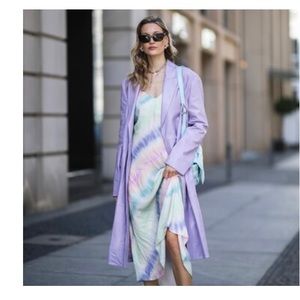 Zara tie dye dress bloggers fav